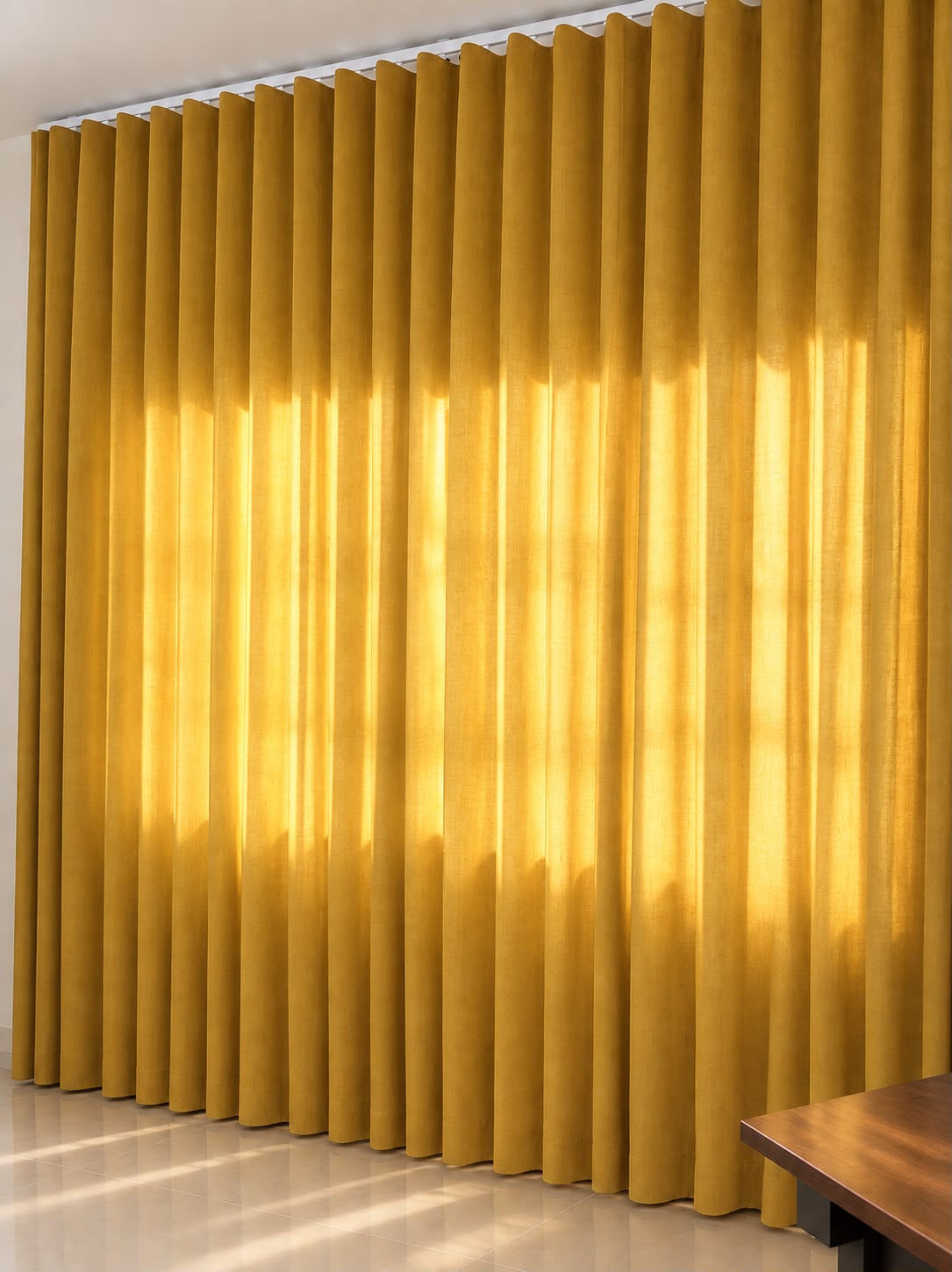 Cortina Dimout instalada